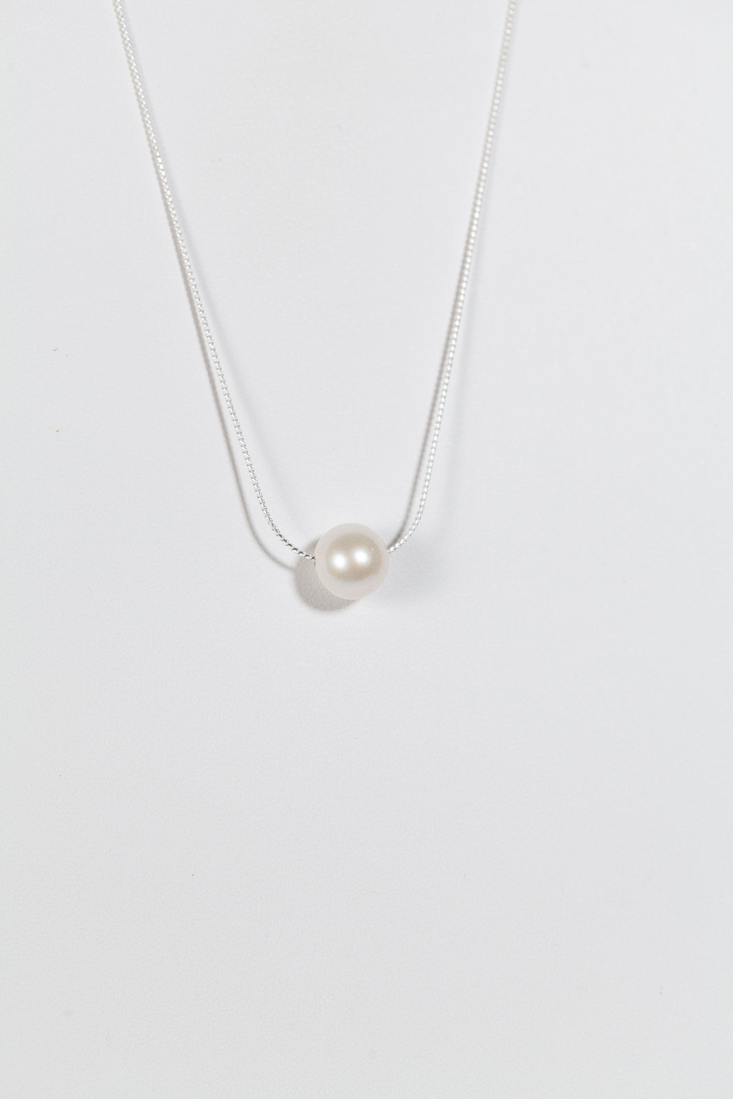 Large Floating Pearl Necklace