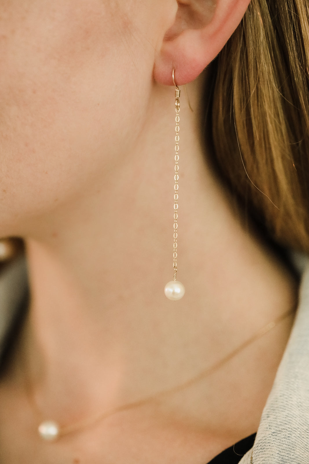 Pearl Dangle Earrings